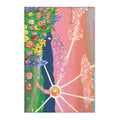 Floral Sunset Area Rug — Pink Lavender Garden Accent