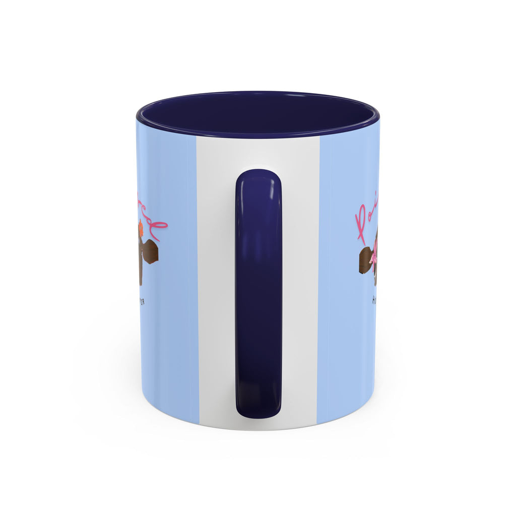 Poised Heifer Coffee Mug — Cute Floral Cow Accent Mug (11/15oz)