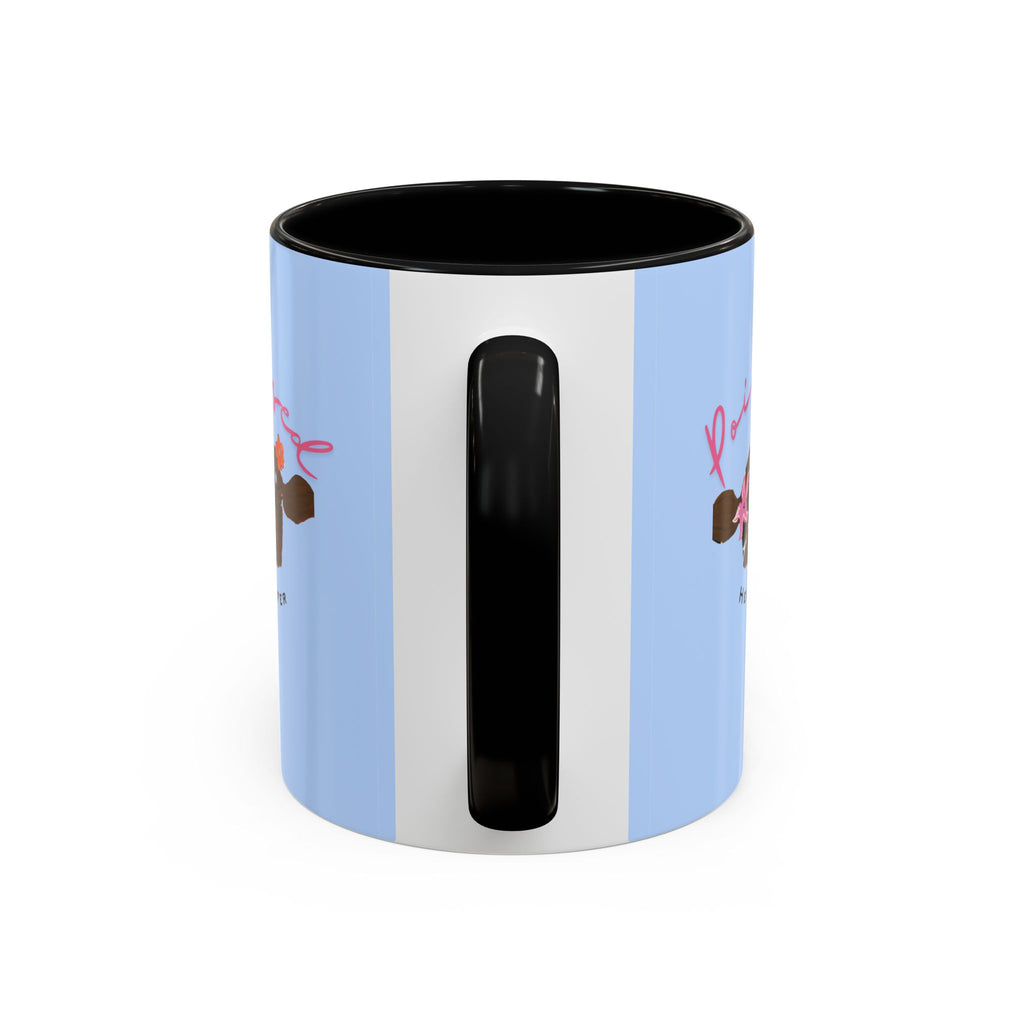 Poised Heifer Coffee Mug — Cute Floral Cow Accent Mug (11/15oz)