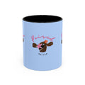 Poised Heifer Coffee Mug — Cute Floral Cow Accent Mug (11/15oz)