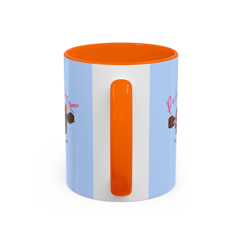 Poised Heifer Coffee Mug — Cute Floral Cow Accent Mug (11/15oz)
