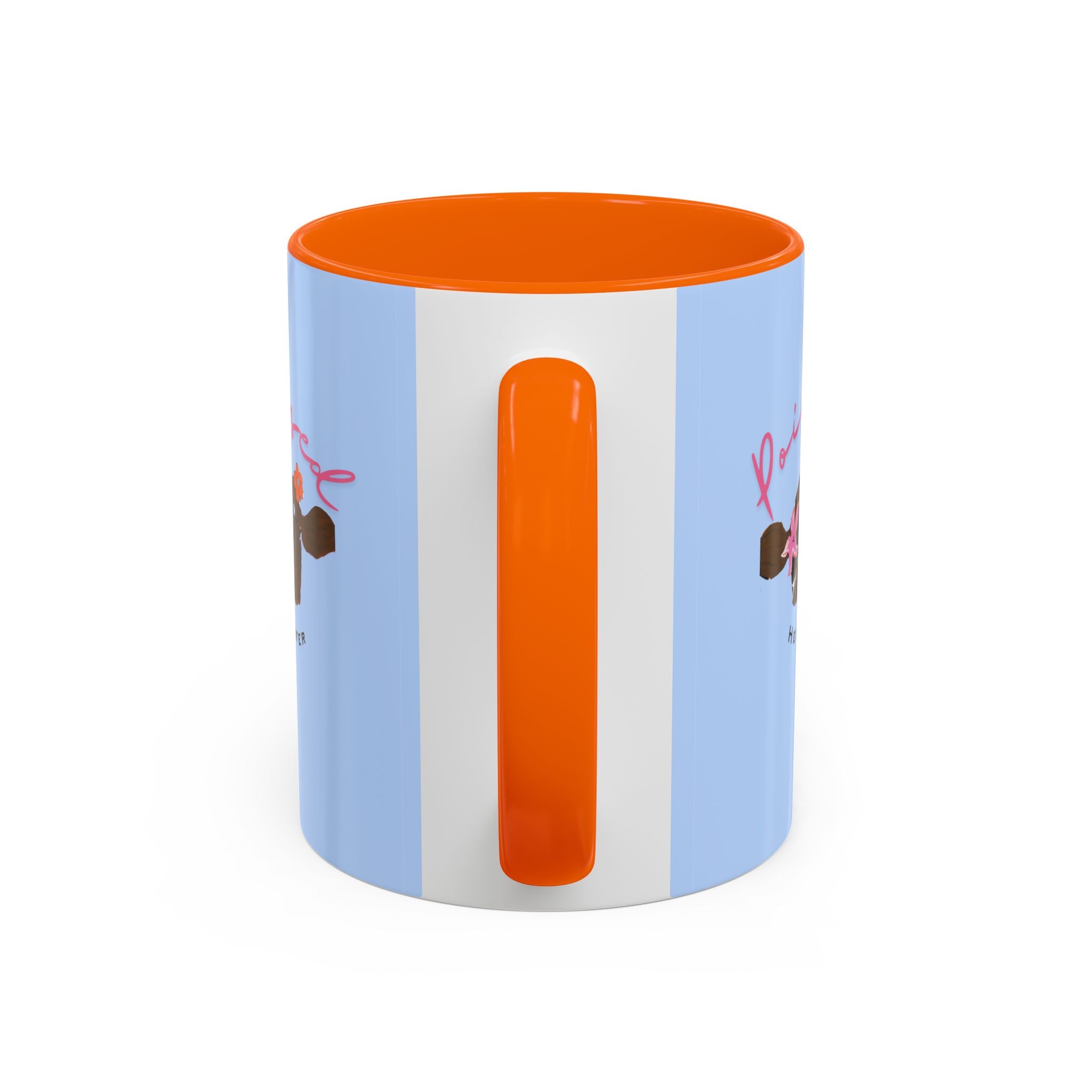 Poised Heifer Coffee Mug — Cute Floral Cow Accent Mug (11/15oz)