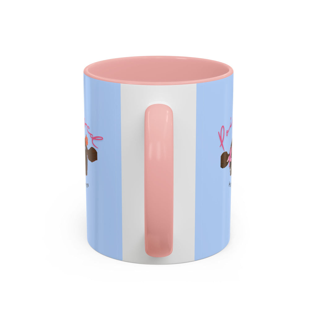 Poised Heifer Coffee Mug — Cute Floral Cow Accent Mug (11/15oz)