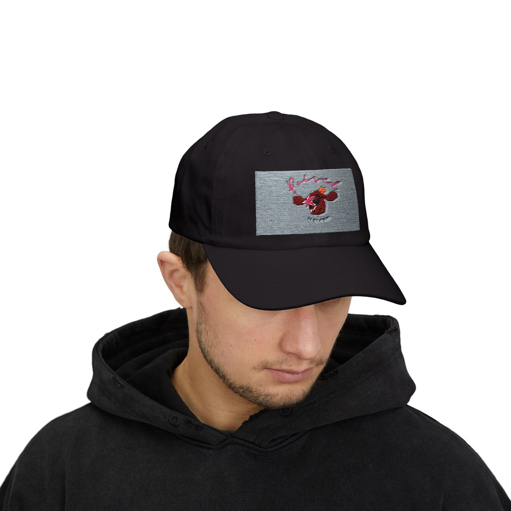 Dad Cap — Retro Cartoon Cow Patch Baseball Hat
