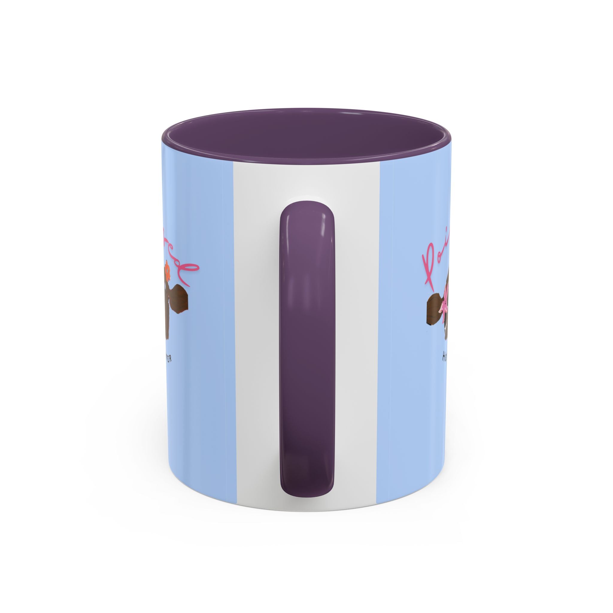 Poised Heifer Coffee Mug — Cute Floral Cow Accent Mug (11/15oz)