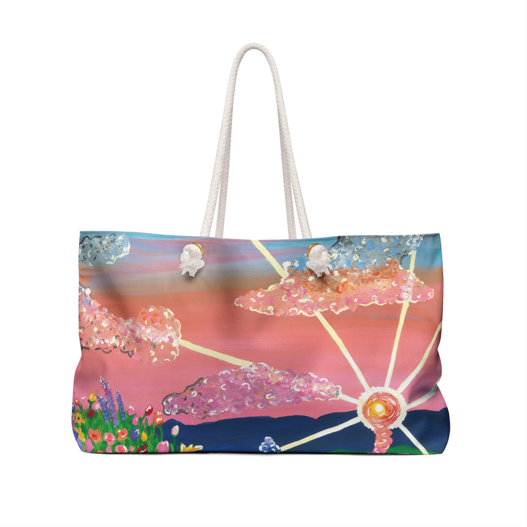 Whimsical Sunset Weekender Bag