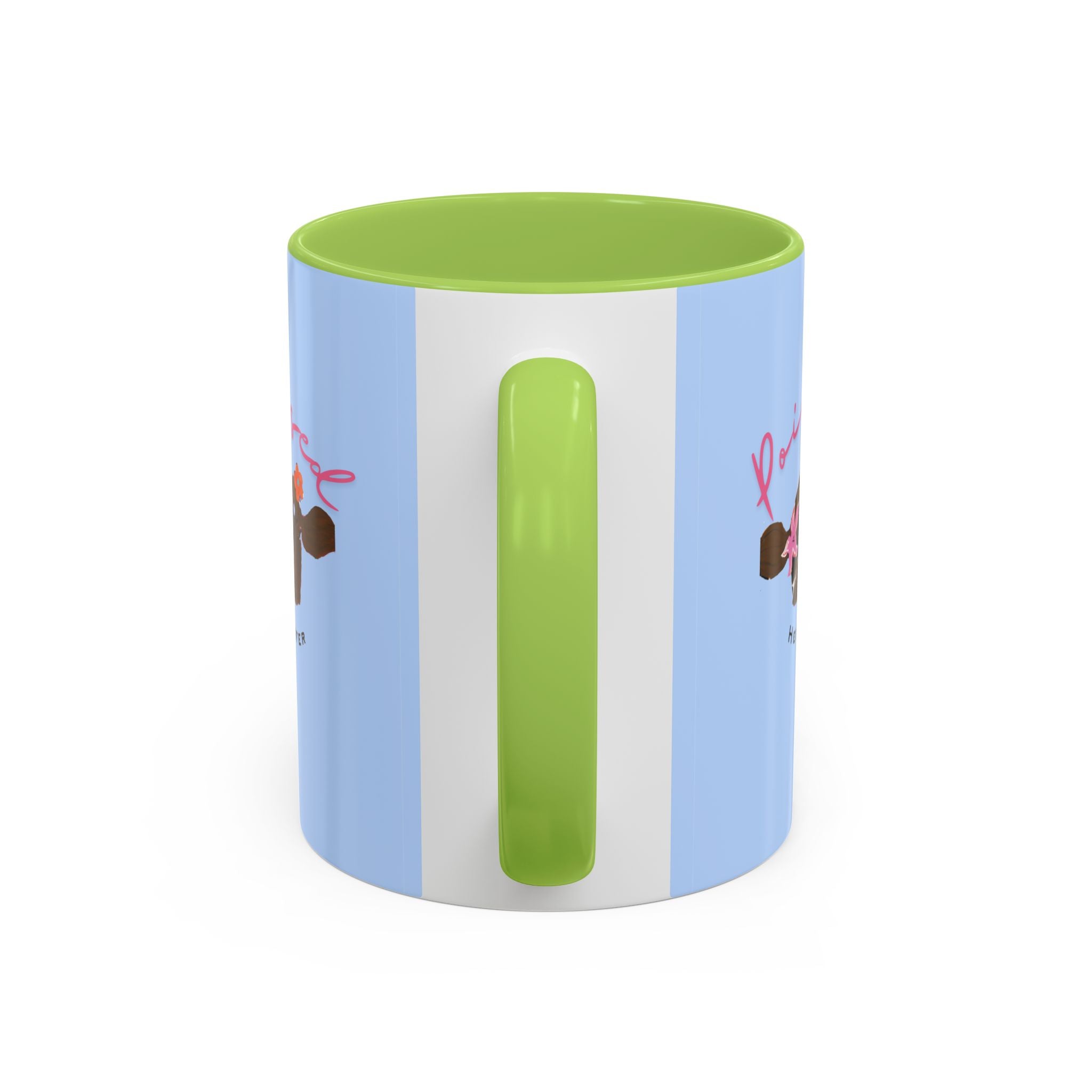 Poised Heifer Coffee Mug — Cute Floral Cow Accent Mug (11/15oz)