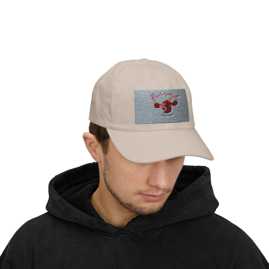 Dad Cap — Retro Cartoon Cow Patch Baseball Hat