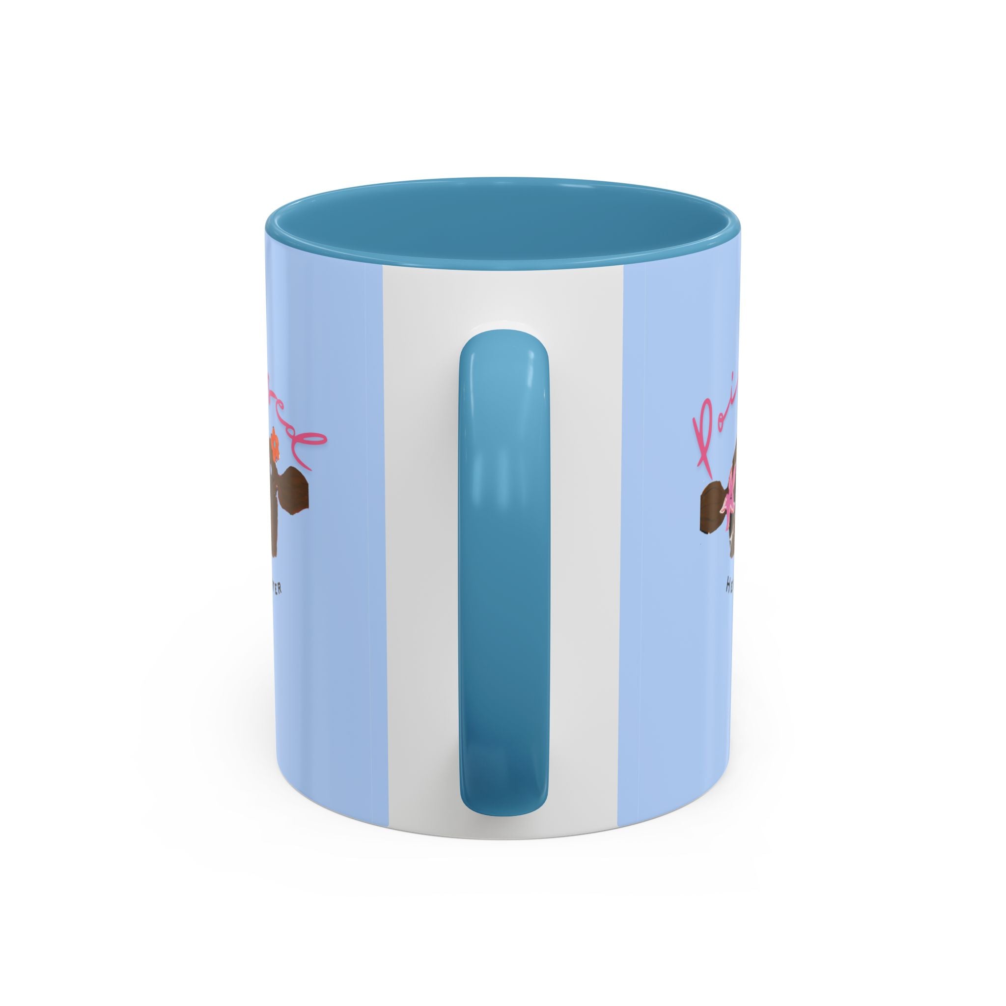 Poised Heifer Coffee Mug — Cute Floral Cow Accent Mug (11/15oz)