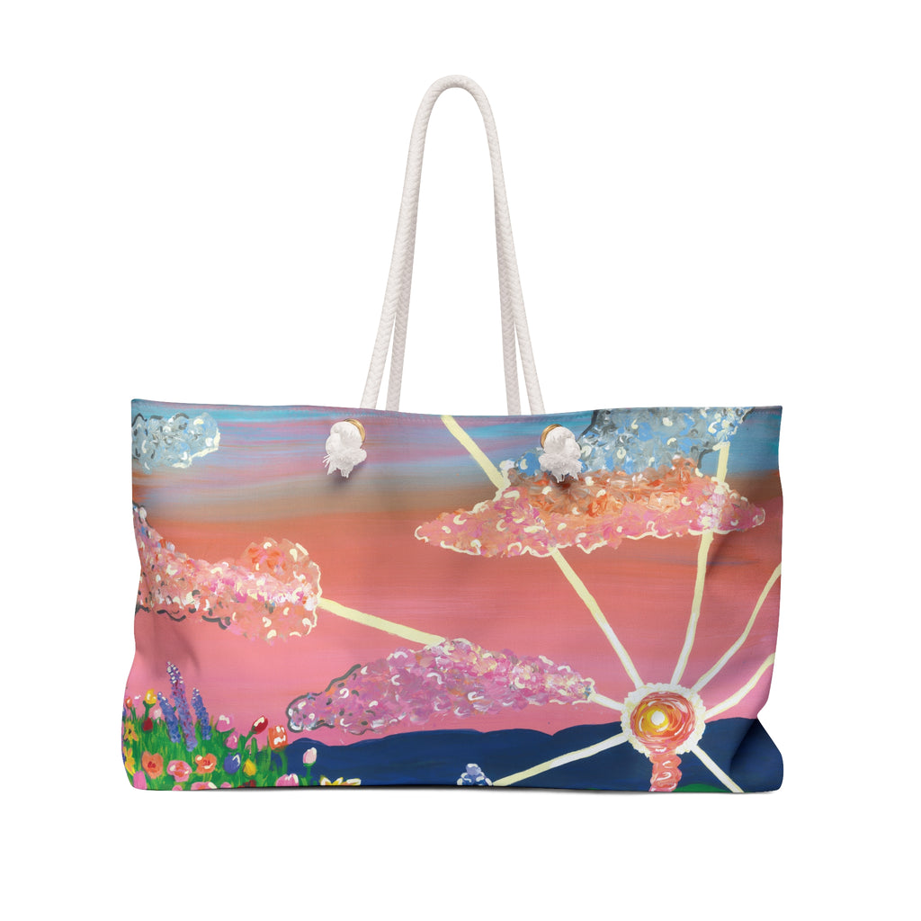 Whimsical Sunset Weekender Bag